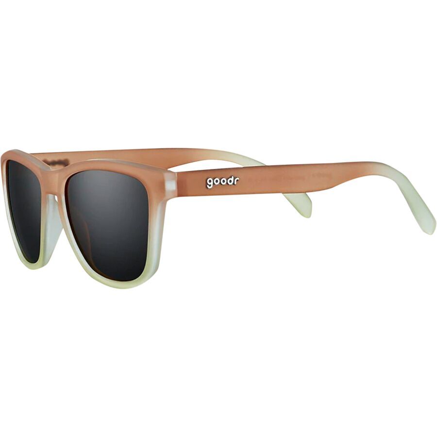 Goodr OG/Golf Polarized Sunglasses Three Parts Tee/Orange/Brown To Yellow Ombre Golf Lens