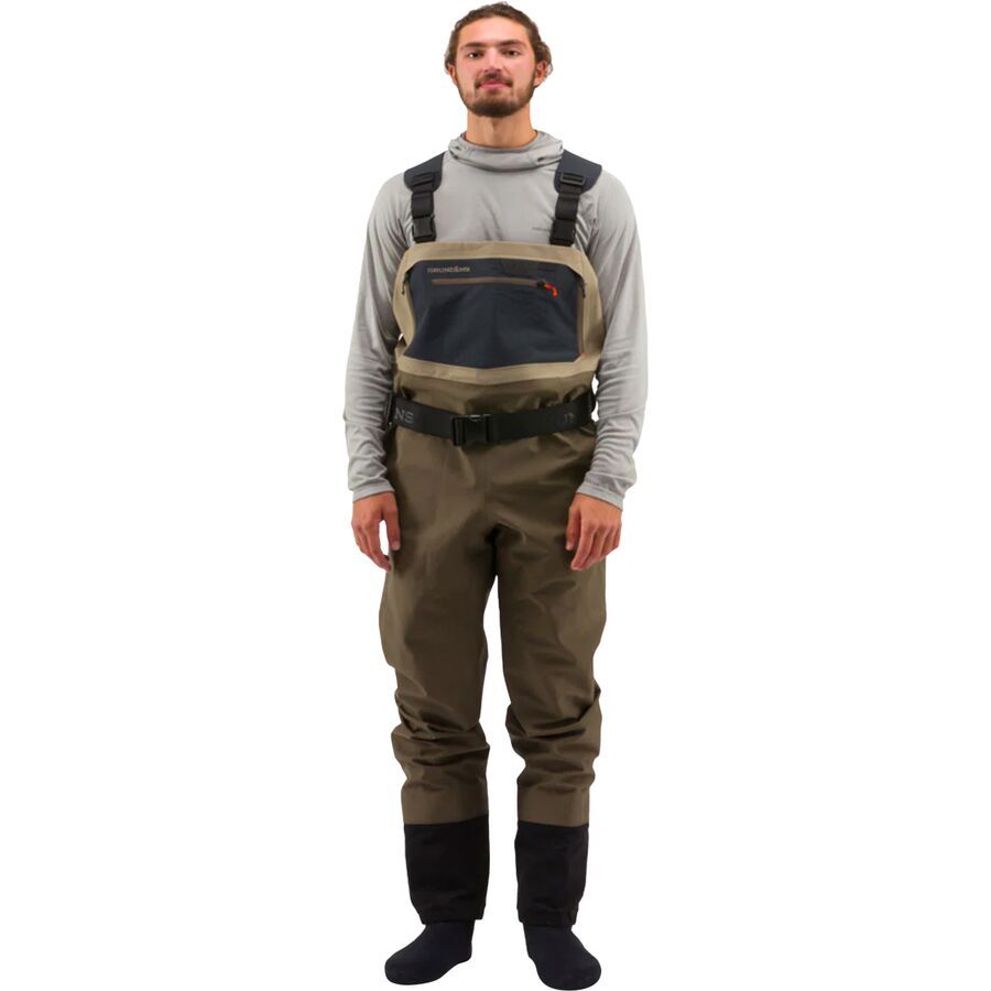 Grundens Boundary Stockingfoot Wader - Men's Stone/Otter