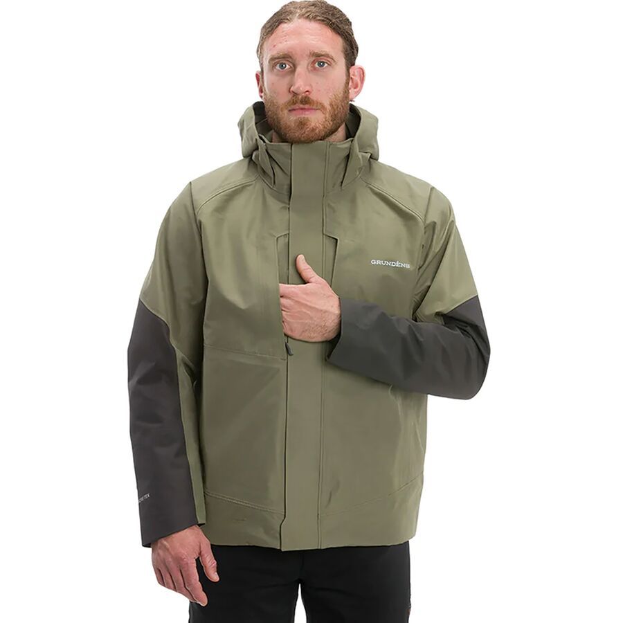 Grundens Buoy X GORE-TEX Jacket - Men's Deep Lichen Green