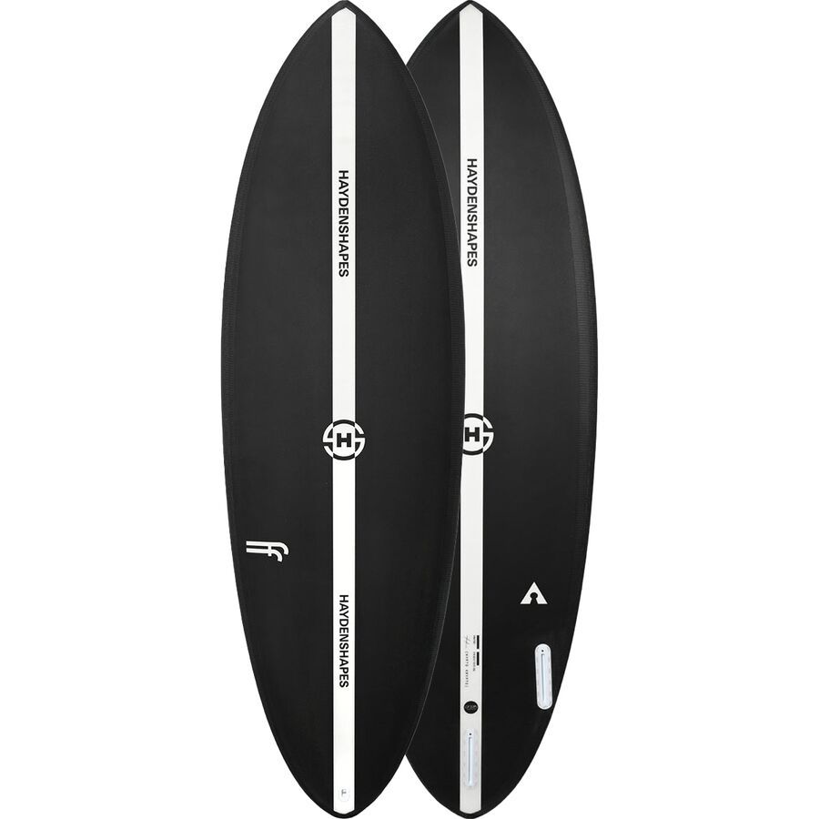 Haydenshapes Hypto Krypto FutureFlex Surfboard - FCSII 3 Fin System Black Inverted