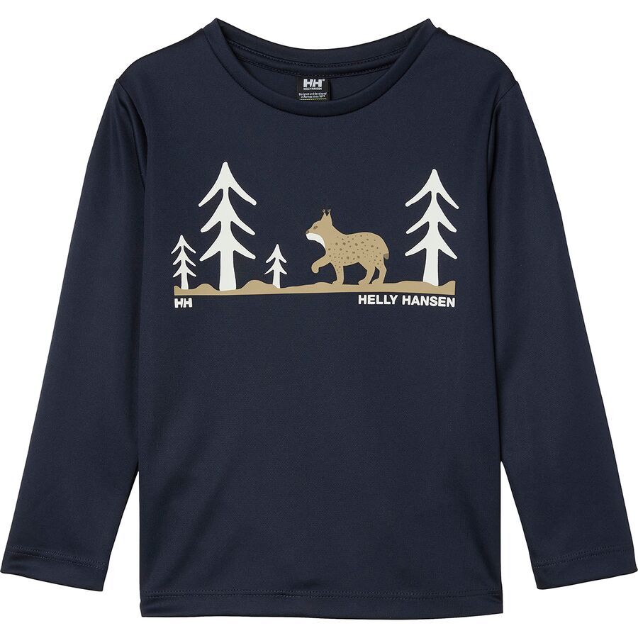 Helly Hansen HH Tech Graphic Long-Sleeve Top - Toddlers' Navy