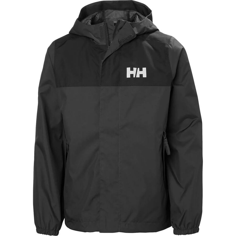 Helly Hansen Jr Vancouver Rain Jacket - Kids' Ebony