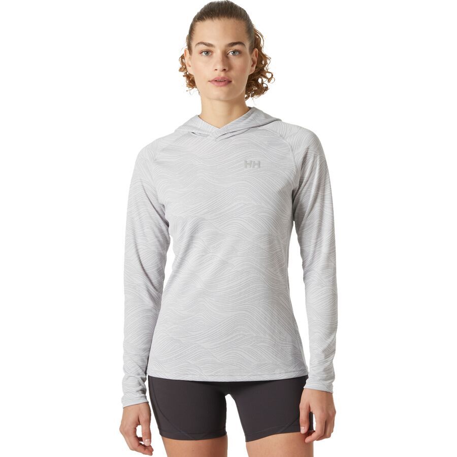Helly Hansen Lifa Active Solen GR Hoodie - Women's Grey Fog Wave
