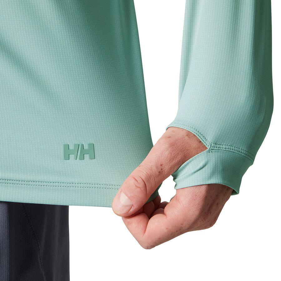 Helly Hansen Shine Solen 1/2-Zip Hoodie - Men's Green Mist