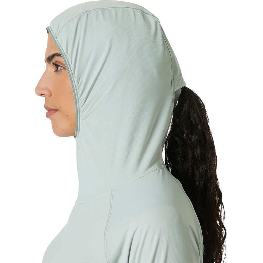 Helly Hansen Shine Solen 1/2-Zip Hoodie - Women's Green Mist