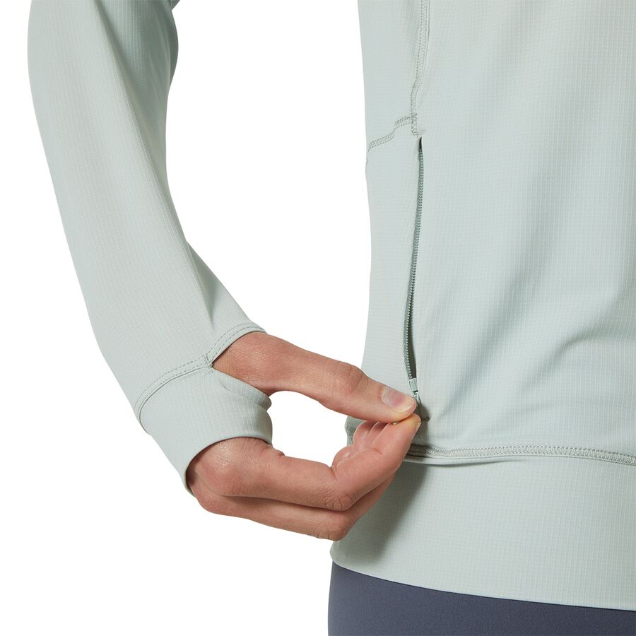 Helly Hansen Shine Solen 1/2-Zip Hoodie - Women's Green Mist