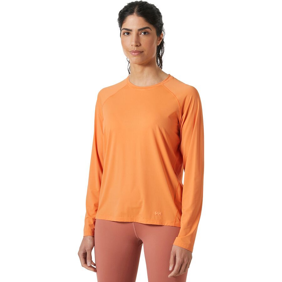 Helly Hansen Shine Solen Long-Sleeve Crew Shirt - Women's Apricot Crush