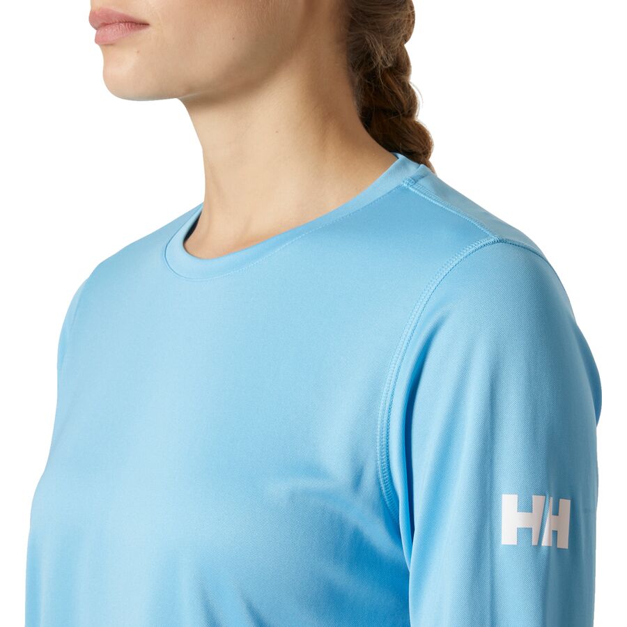 Helly Hansen Tech 2.0 Crew Shirt - Women's Aqua