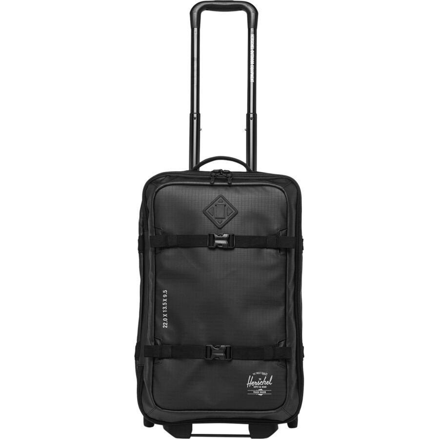Herschel Supply All Season 41L Hybrid Roller Carry On Bag Black