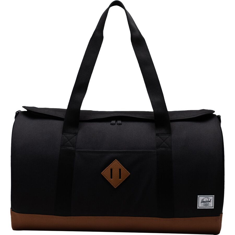 Herschel Supply Heritage 40L Duffel Bag Black/Saddle Brown