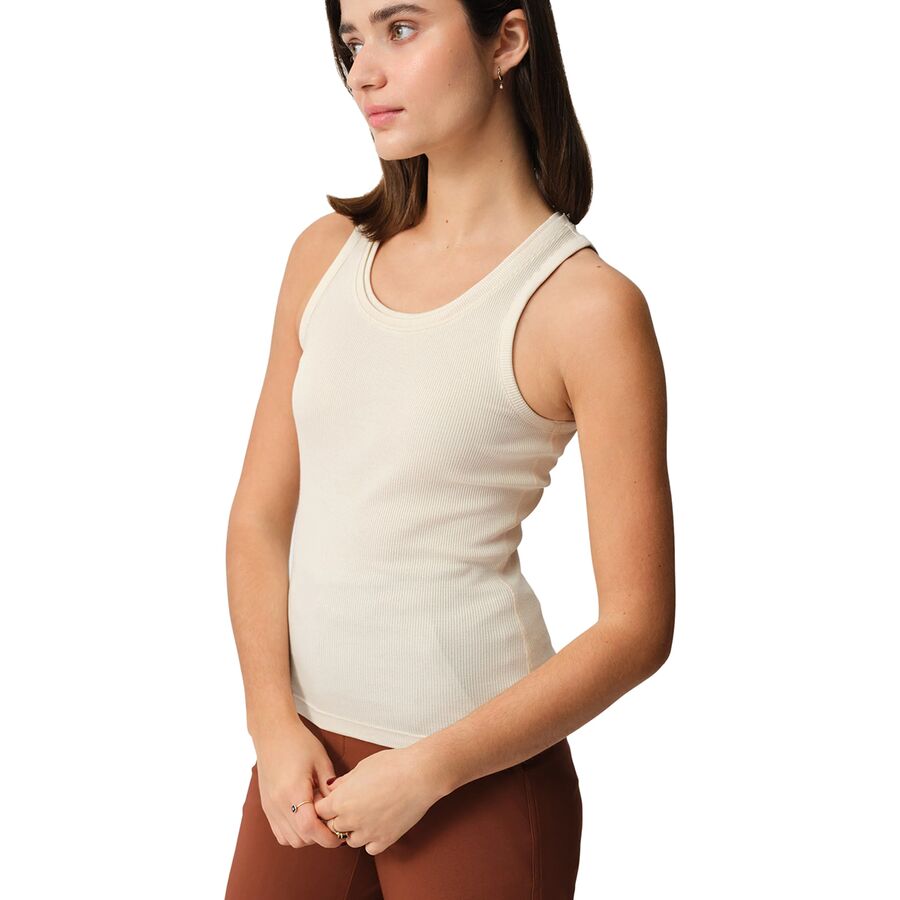 Hikerkind Ribbed Merino Tank Top - Women's Betula