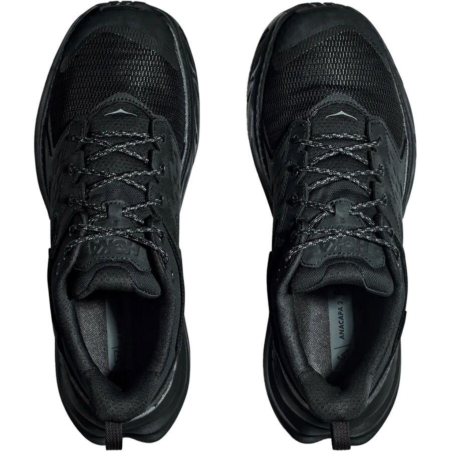 HOKA Anacapa 2 Low GTX Hiking Shoe - Men's Black/Black