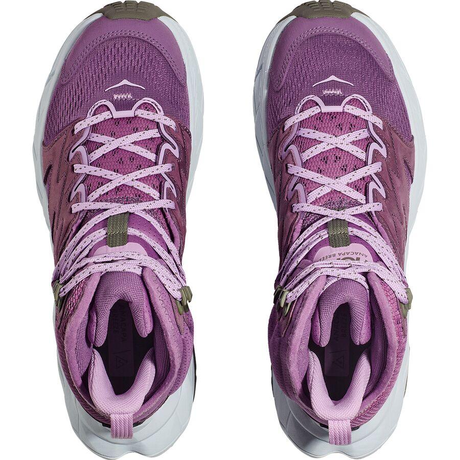 HOKA Anacapa Breeze Mid Hiking Shoe - Women's Amethyst/Illusion