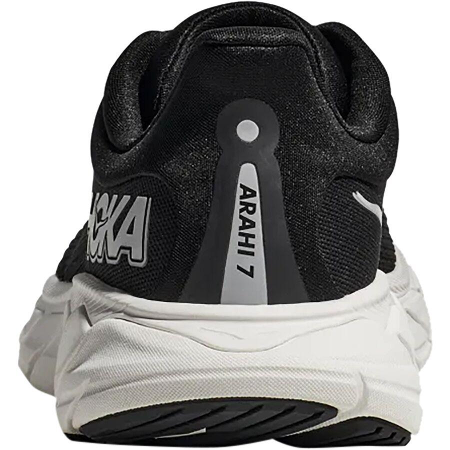HOKA Arahi 7 Running Shoe - Men's Black/White