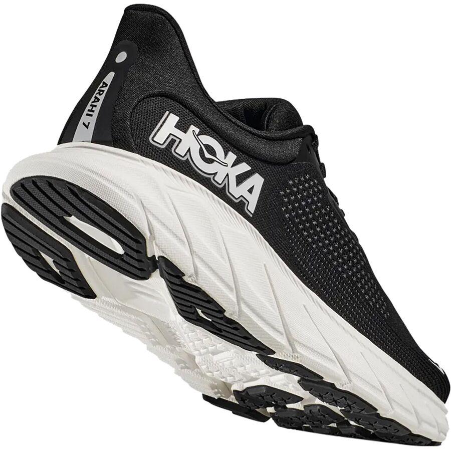 HOKA Arahi 7 Running Shoe - Men's Black/White