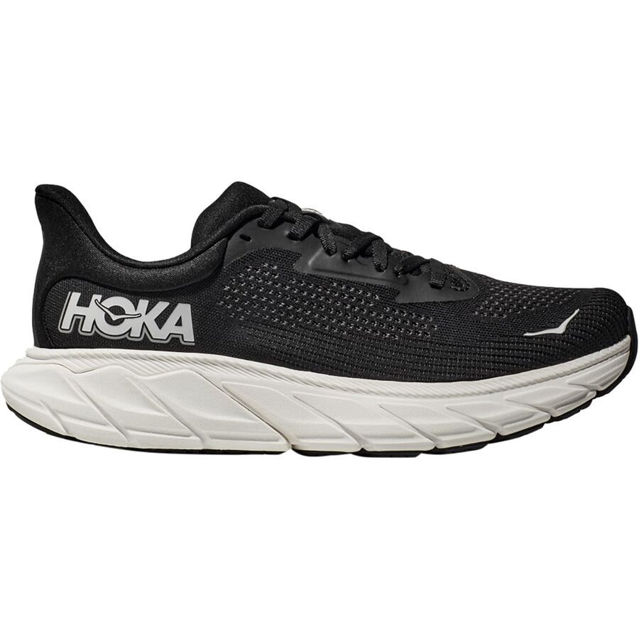 HOKA Arahi 7 Running Shoe - Men's Black/White
