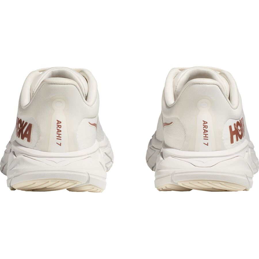 HOKA Arahi 7 Wide Running Shoe - Women's Blanc De Blanc/Rose Gold