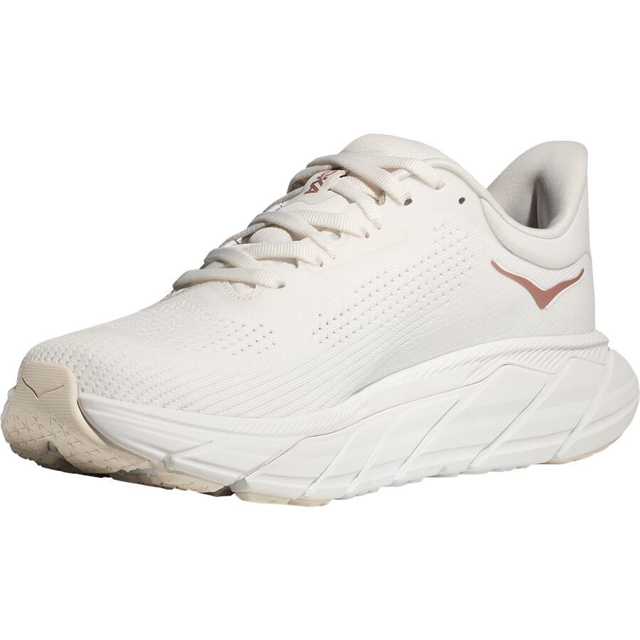 HOKA Arahi 7 Wide Running Shoe - Women's Blanc De Blanc/Rose Gold