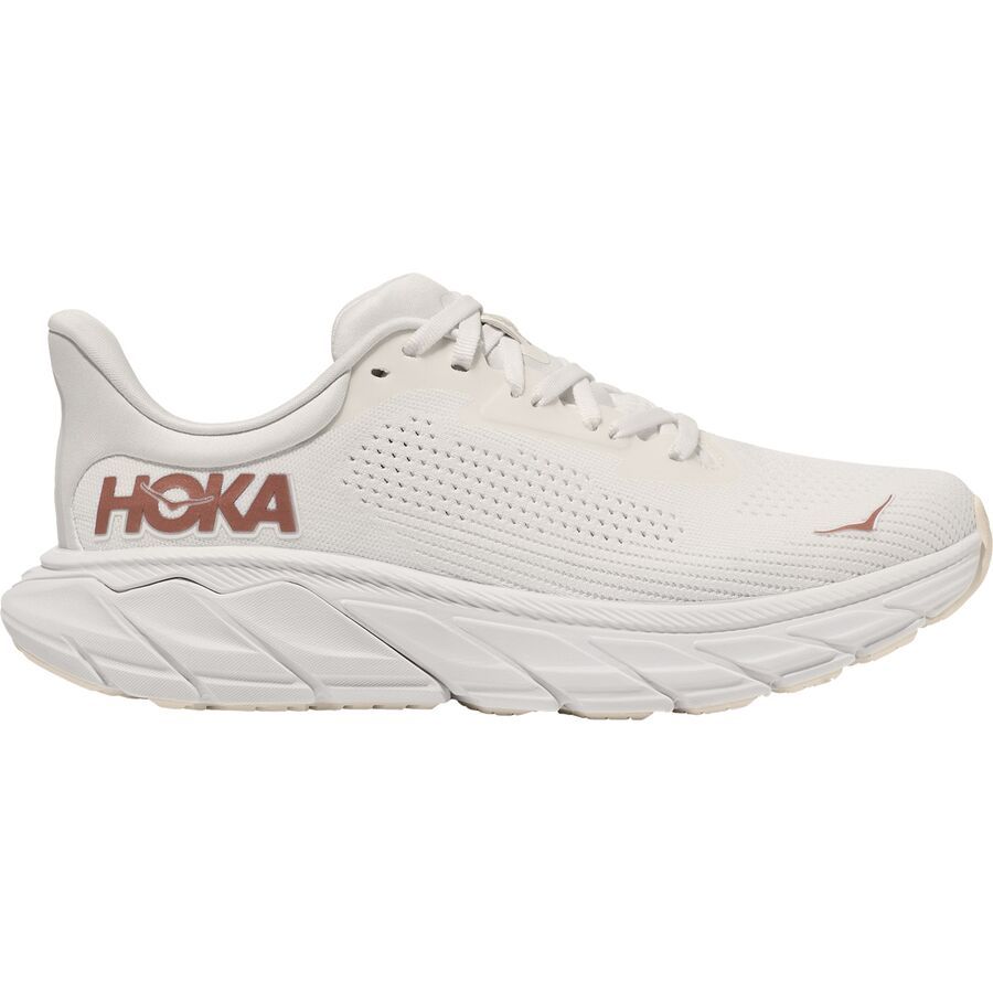 HOKA Arahi 7 Wide Running Shoe - Women's Blanc De Blanc/Rose Gold