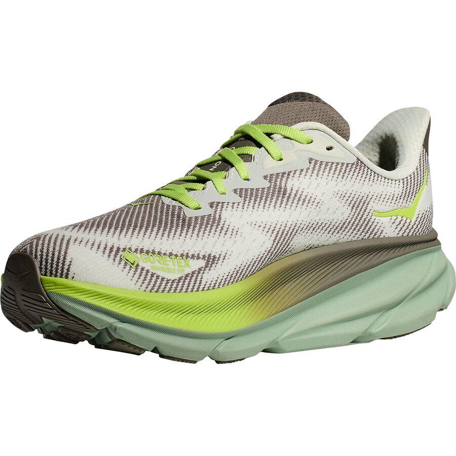 HOKA Clifton 9 GTX Running Shoe - Men's Slate/Aloe Vera