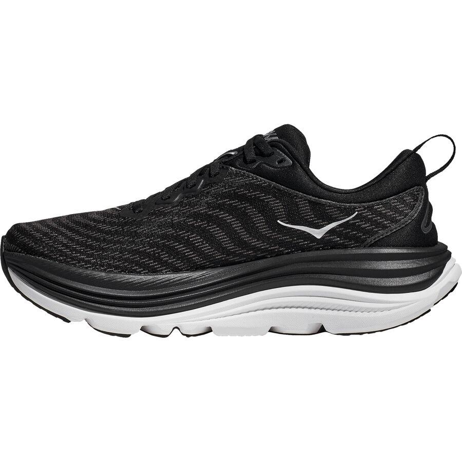 HOKA Gaviota 5 Wide Shoe - Men's Black/White