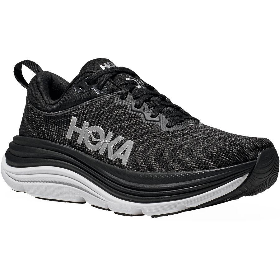 HOKA Gaviota 5 Wide Shoe - Men's Black/White