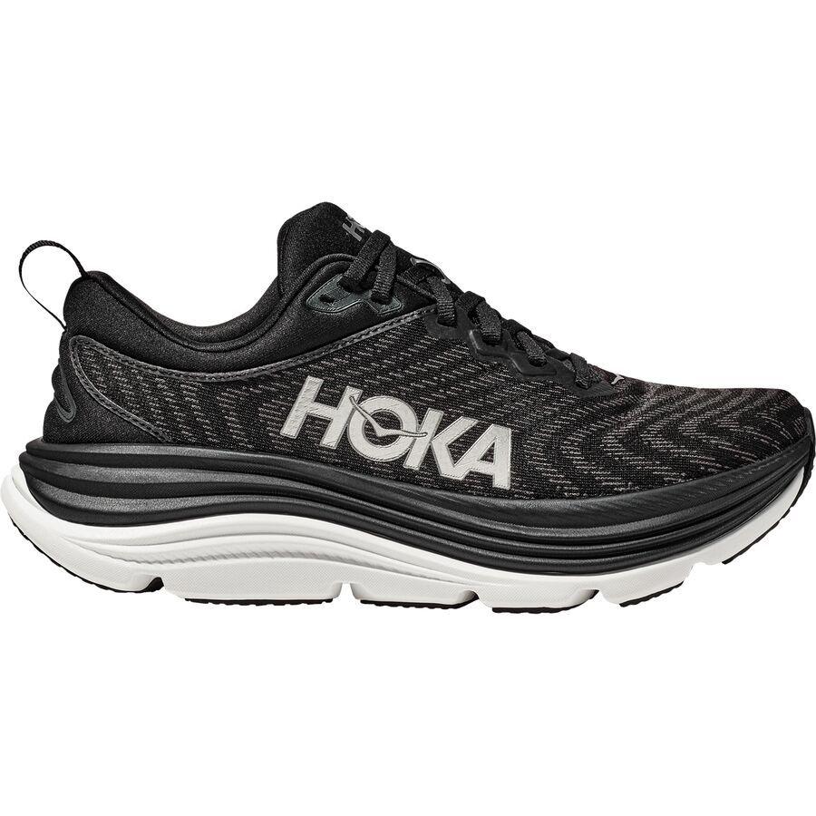 HOKA Gaviota 5 Wide Shoe - Men's Black/White