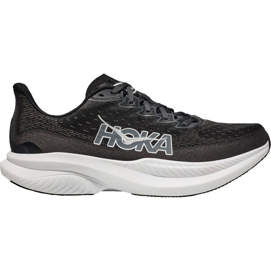 HOKA Mach 6 Running Shoe - Men's Black/White
