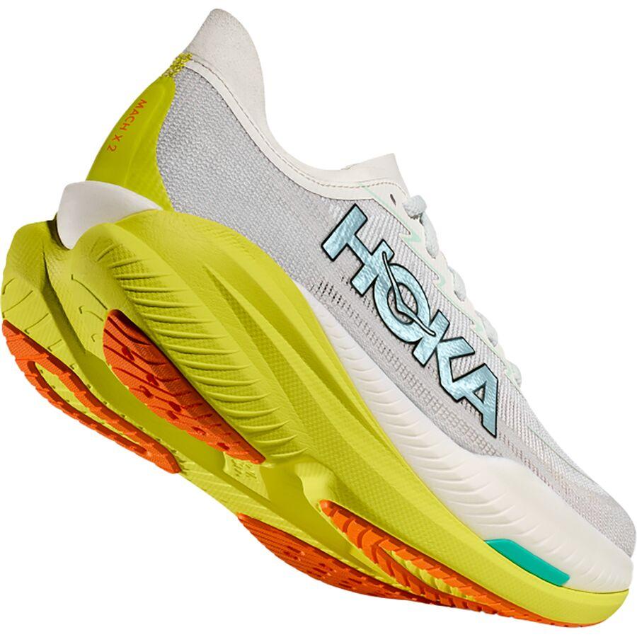 HOKA Mach X 2 Running Shoe - Men's Frost/Citrus