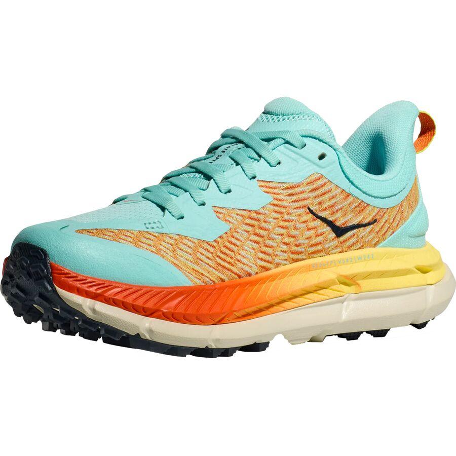 HOKA Mafate Speed 4 Trail Running Shoe - Women's Cloudless/Sherbet