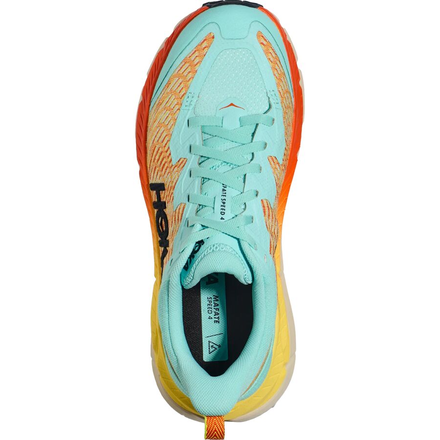 HOKA Mafate Speed 4 Trail Running Shoe - Women's Cloudless/Sherbet