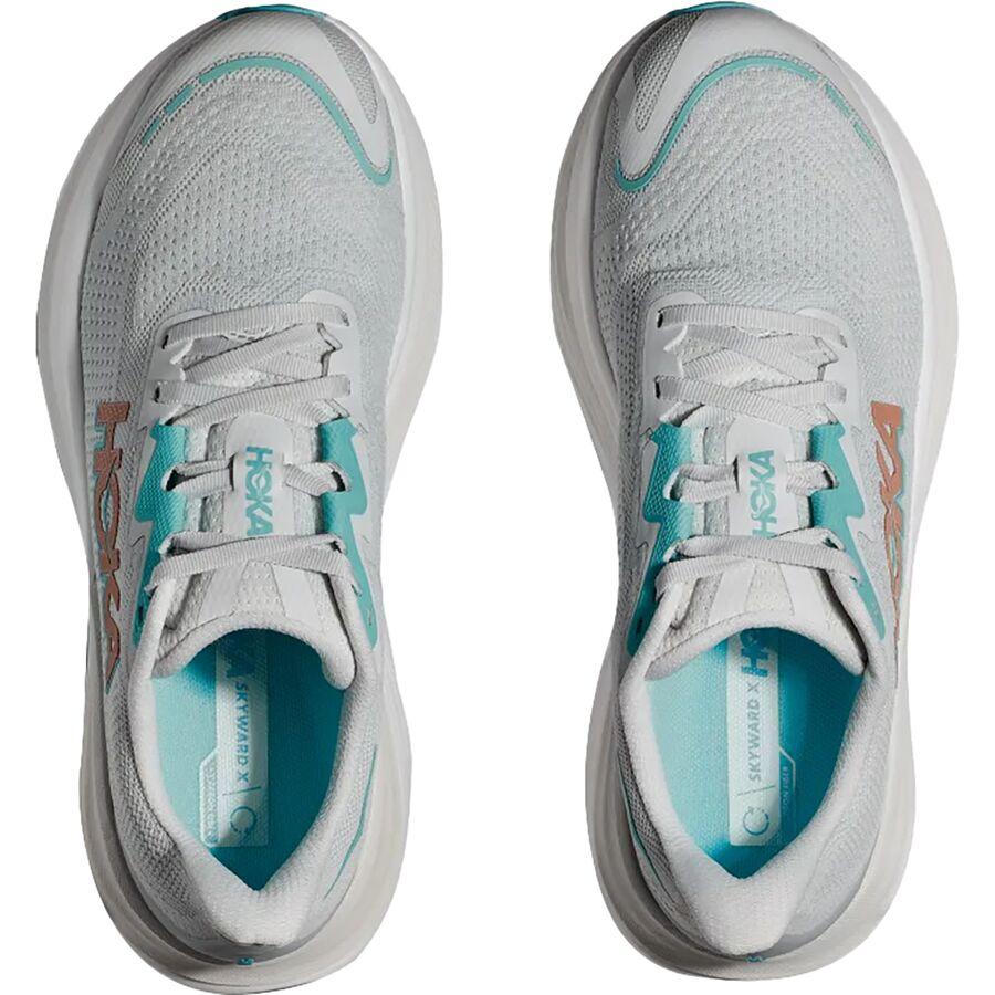 HOKA Skyward X Running Shoe - Women's Cosmic Grey/Rose Gold