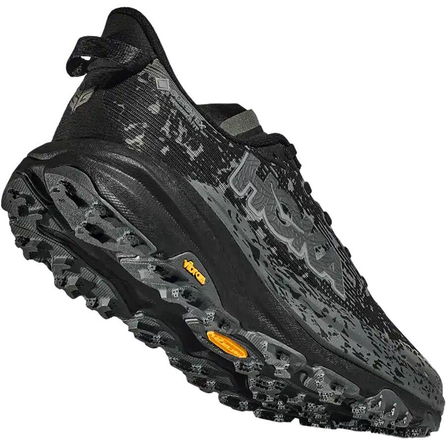 HOKA Speedgoat 6 GTX Trail Running Shoe - Men's Black/Outer Orbit