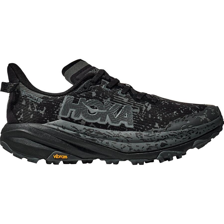 HOKA Speedgoat 6 GTX Trail Running Shoe - Women's Black/Outer Orbit