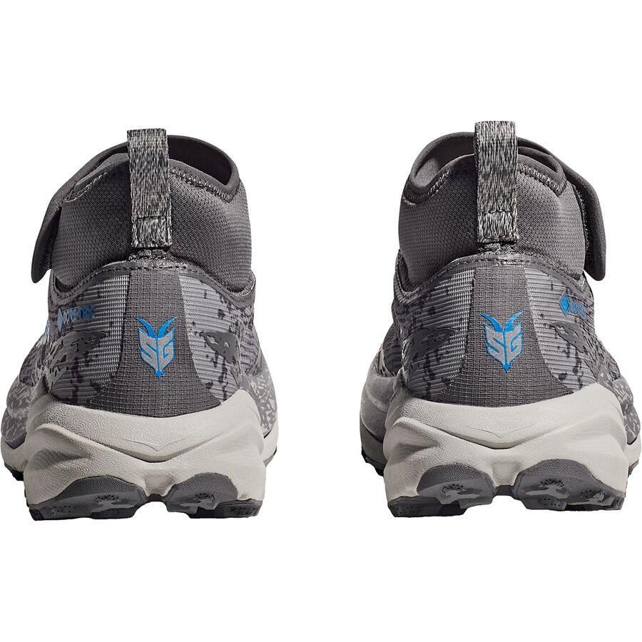 HOKA Speedgoat 6 Mid GTX Trail Running Shoe - Men's Satellite Grey/Stardust