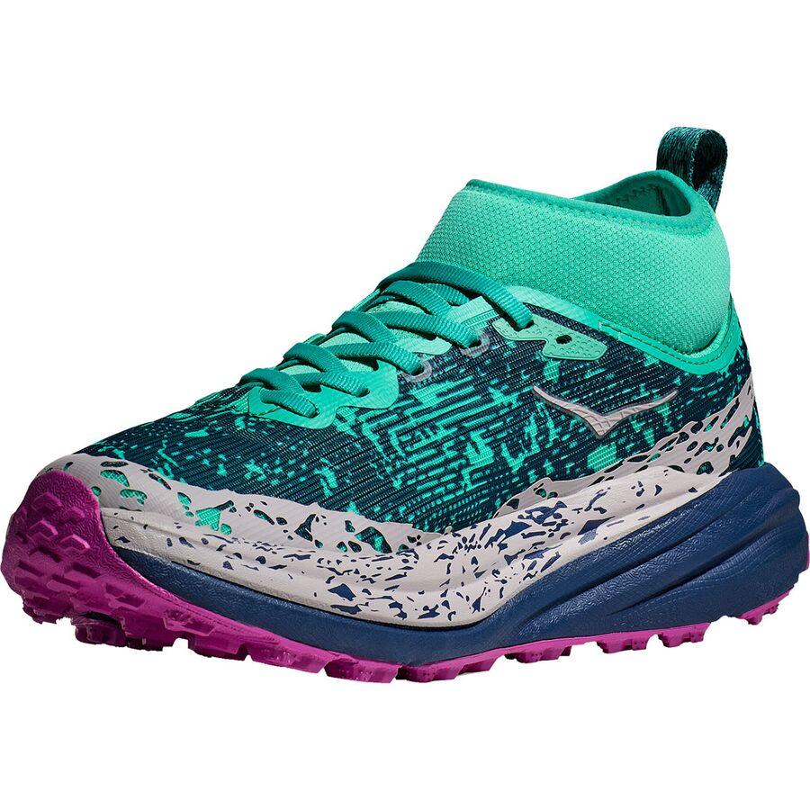HOKA Speedgoat 6 Mid GTX Trail Running Shoe - Women's Electric Aqua/Midnight
