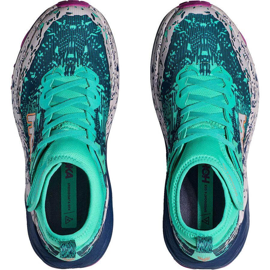 HOKA Speedgoat 6 Mid GTX Trail Running Shoe - Women's Electric Aqua/Midnight