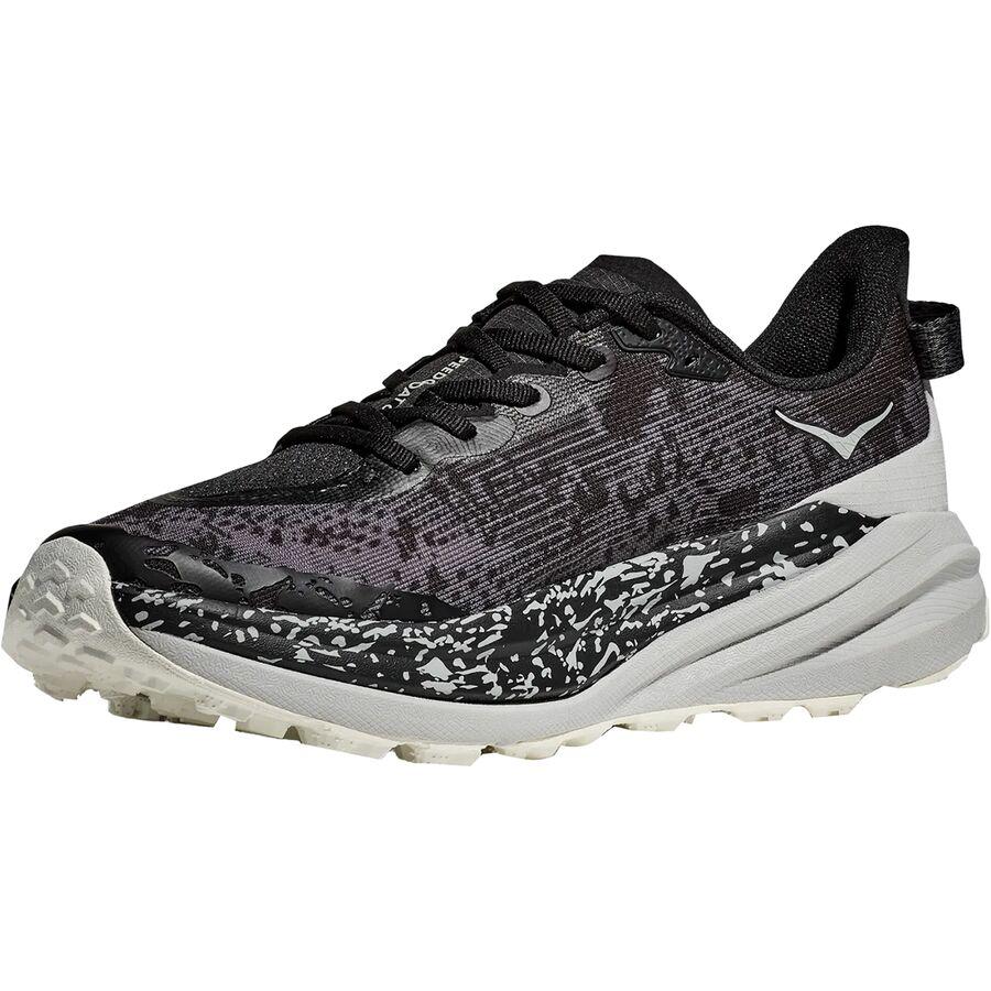 HOKA Speedgoat 6 Trail Running Shoe - Men's Black/Stardust