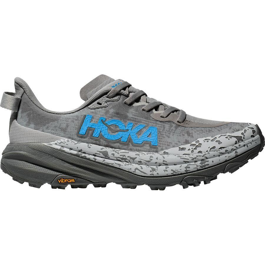 HOKA Speedgoat 6 Wide Running Shoe - Women's Stellar Grey/Asteroid
