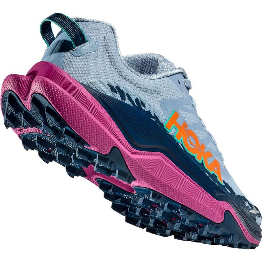 HOKA Torrent 4 Trail Running Shoe - Women's Drizzle/Fuchsia