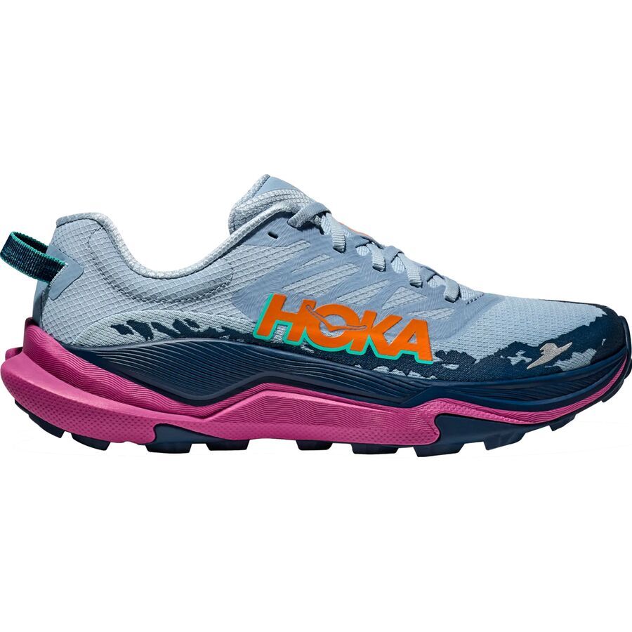 HOKA Torrent 4 Trail Running Shoe - Women's Drizzle/Fuchsia