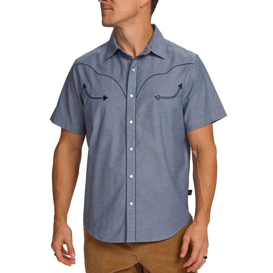 Howler Brothers Broncbuster Snapshirt - Men's Indigo