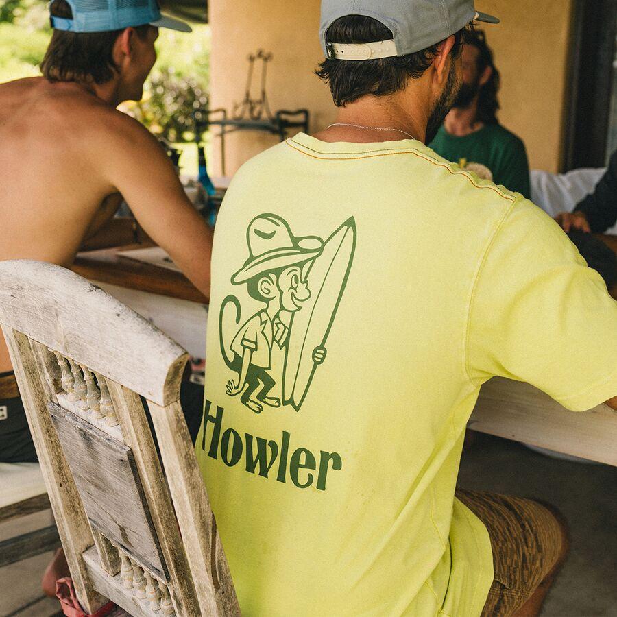 Howler Brothers Cotton Pocket T-Shirt - Men's El Monito/Chartreuse