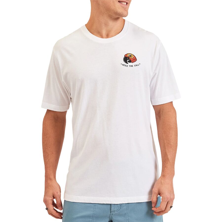 Howler Brothers Cotton T-Shirt - Men's Chatty Bird/Vintage White