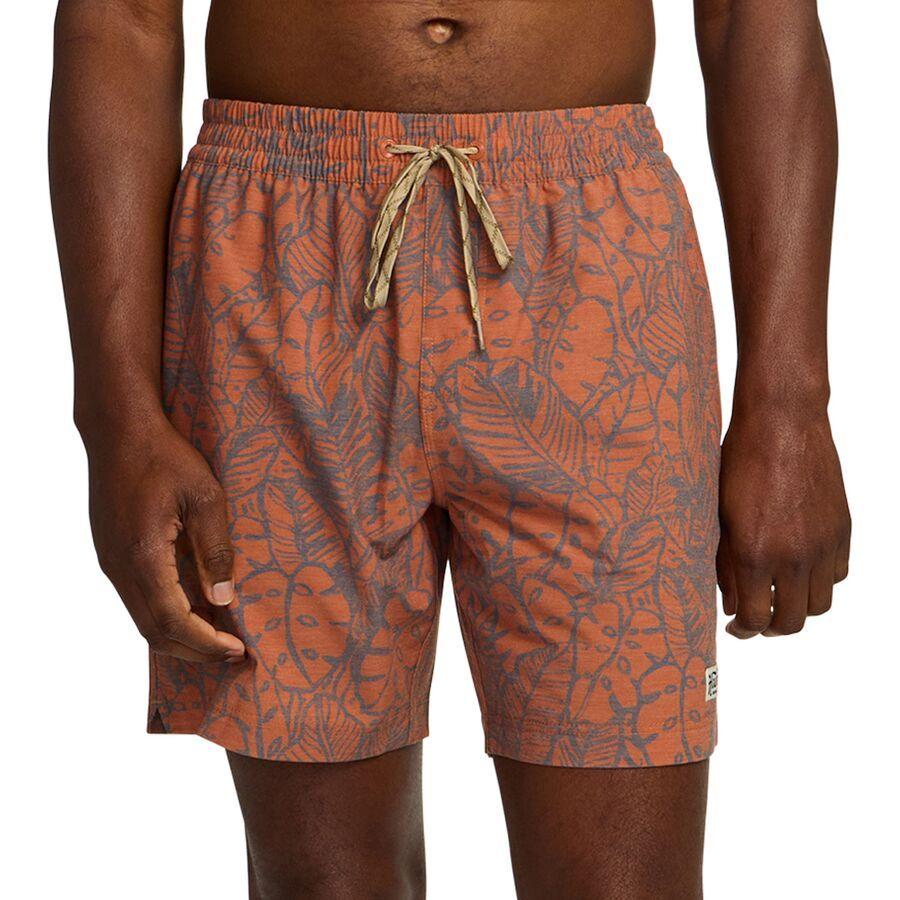 Howler Brothers Deep Set Board Short - Men's Leafy Lithographs/Adobe