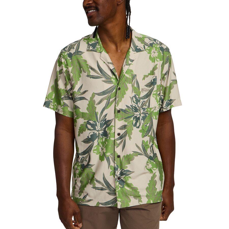 Howler Brothers Palapa Tech Shirt - Men's Flagler Floral/Off White