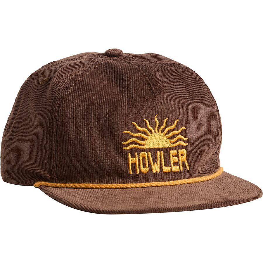 Howler Brothers Unstructured Snapback Hat El Sol : Brown Corduroy