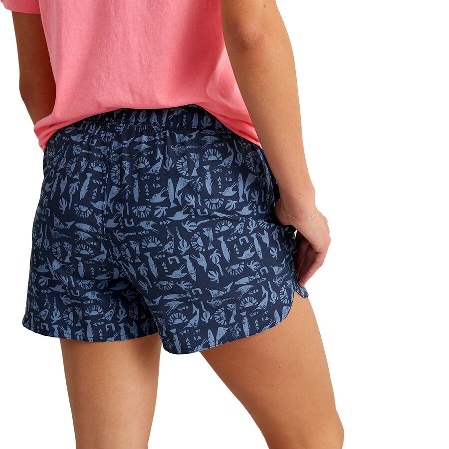 Huk Pursuit Printed Volley Short - Women's Naval Academy