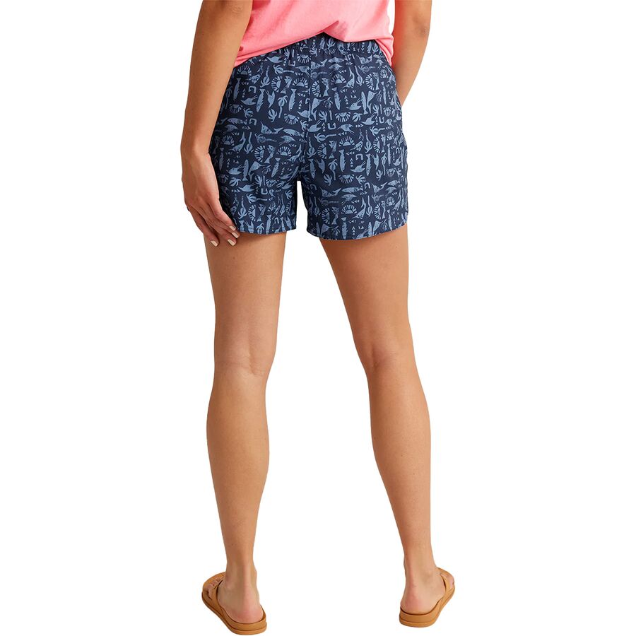 Huk Pursuit Printed Volley Short - Women's Naval Academy
