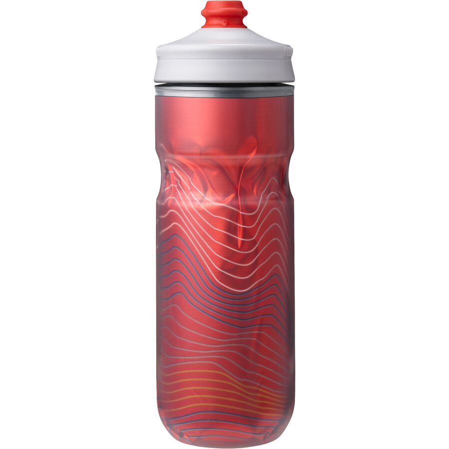 Hydrapak Polar Surge Ascent 20oz Water Bottle Red